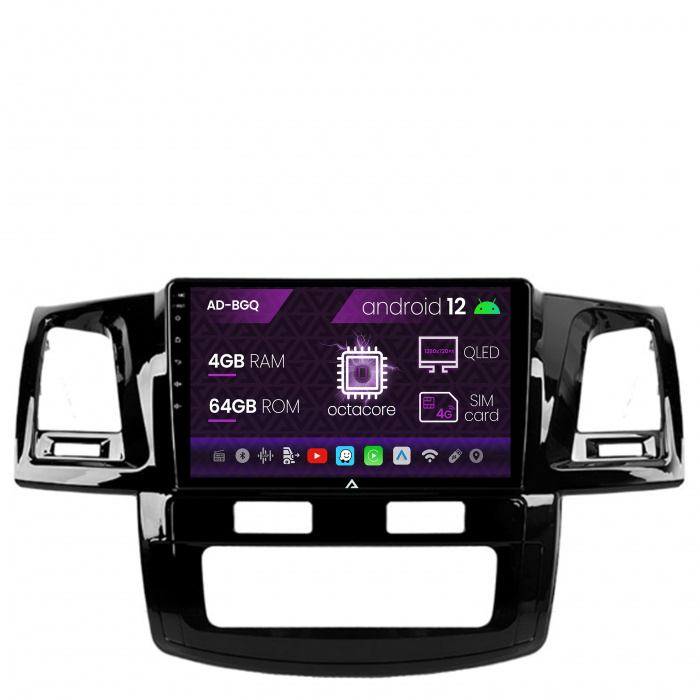 Navigatie QLED Toyota Hilux Android 4GB | AutoDrop.ro [2]