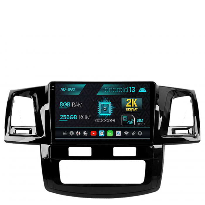 Navigatie Dedicata 2K Toyota Hilux Android 8GB | AutoDrop.ro [2]