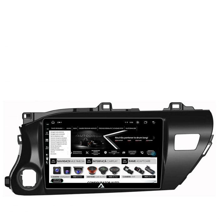 Navigatie Android 13 Toyota Hilux 8+256GB | AutoDrop.ro [10]