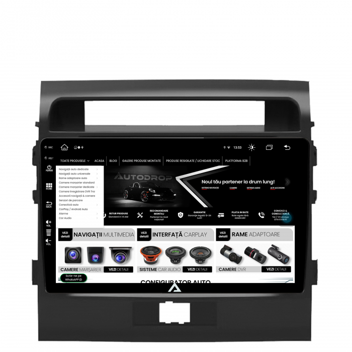 Navigatie Android 13 Land Cruiser 200 8GB | AutoDrop.ro [4]