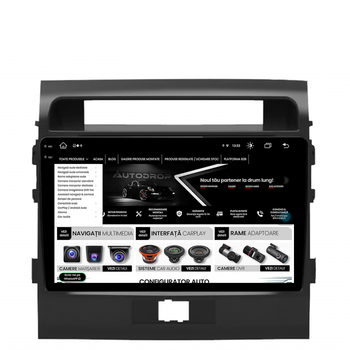 Navigatie Android 13 2K Land Cruiser 200 4GB | AutoDrop.ro [13]