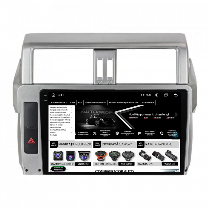 Navigatie Android 13 2K Land Cruiser 4+64GB | AutoDrop.ro [12]
