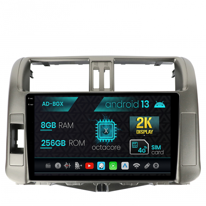 Navigatie Android 13 2K Land Cruiser 8+256GB | AutoDrop.ro [2]