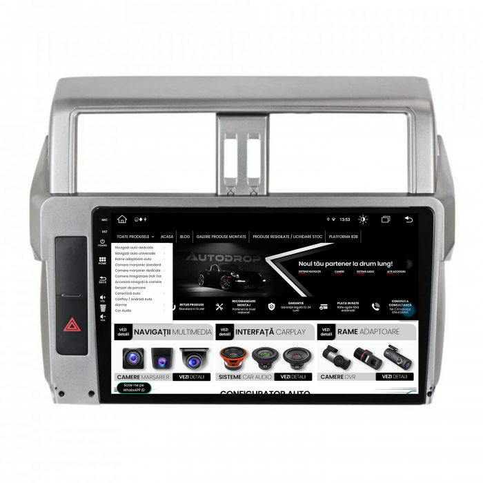 Navigatie Android 13 Land Cruiser 14-16 8+256GB | AutoDrop.ro [5]