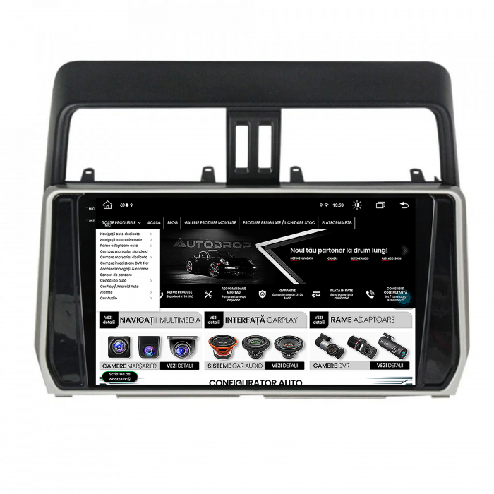Navigatie Android 13 2K Land Cruiser 8+256GB | AutoDrop.ro [12]