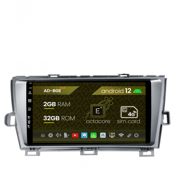 Carplay Android 12 Toyota Prius 2GB | AutoDrop.ro [1]