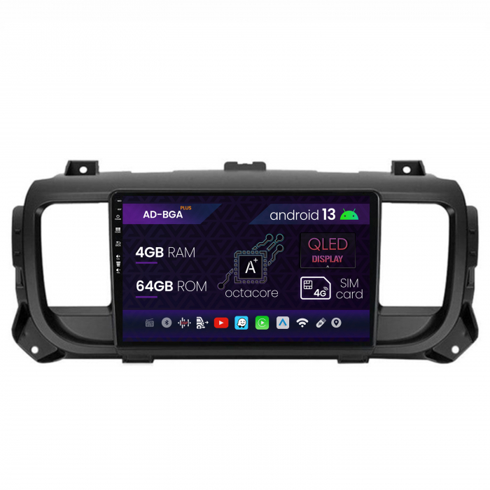 Carplay  Android 13 Toyota Proace 2016+ 4GB | AutoDrop.ro [1]