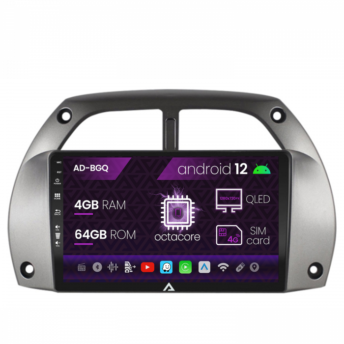 Navigatie Android 12 Toyota RAV4 QLED | AutoDrop.ro [2]