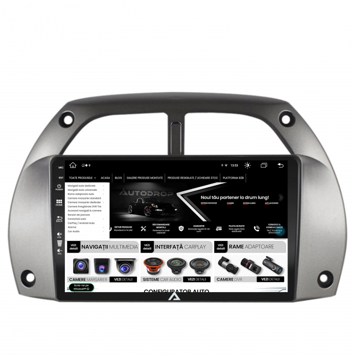 Navigatie Android 13 Toyota RAV4 8+256GB | AutoDrop.ro [8]
