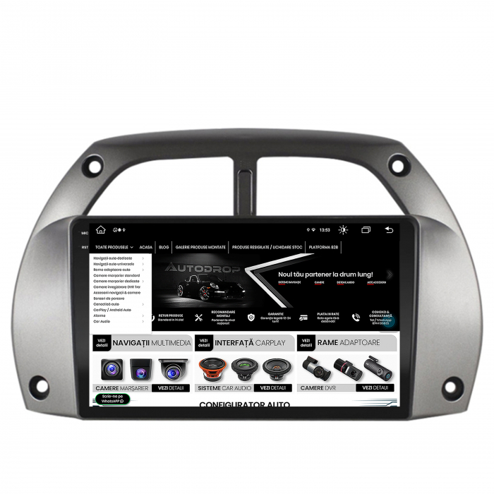 Navigatie Android 13 2K Toyota RAV4 4+64GB | AutoDrop.ro [13]
