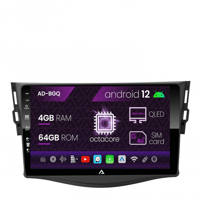 Android 12 Toyota RAV4 06-13 4GB QLED | AutoDrop.ro [2]