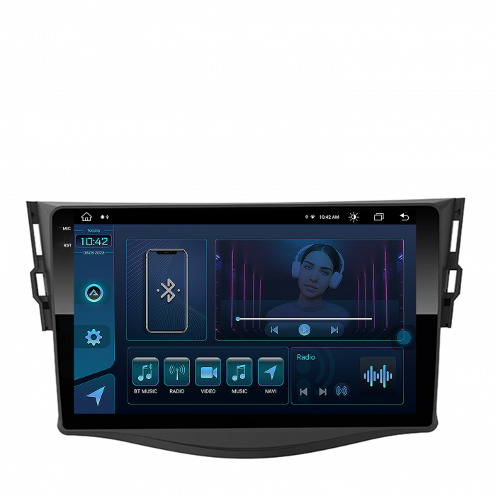 Navigatie 2K Android 13 Toyota RAV4 8+256GB | AutoDrop.ro [2]