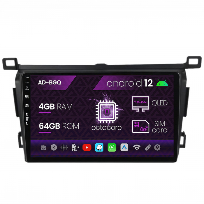 Navigatie Android 12 Toyota RAV4 2013 QLED | AutoDrop.ro [2]