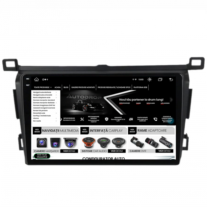 Android 13 2K Toyota RAV4 2013 8+256GB | AutoDrop.ro [13]