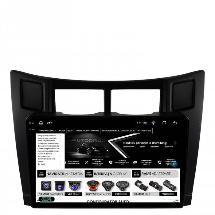Navigatie 2K Android 13 Toyota Yaris 8+256GB | AutoDrop.ro [9]