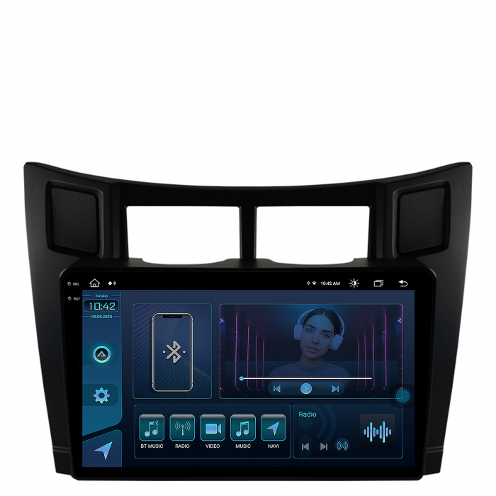 Navigatie 2K Android 13 Toyota Yaris 8+256GB | AutoDrop.ro [2]