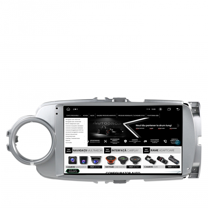 Navigatie Android Toyota Yaris 2010+ 8GB | AutoDrop.ro [4]