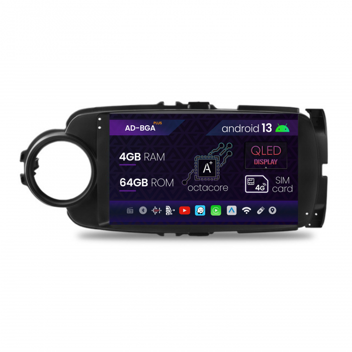 Navigatie Android Toyota Yaris 2010+ 4GB | AutoDrop.ro [1]