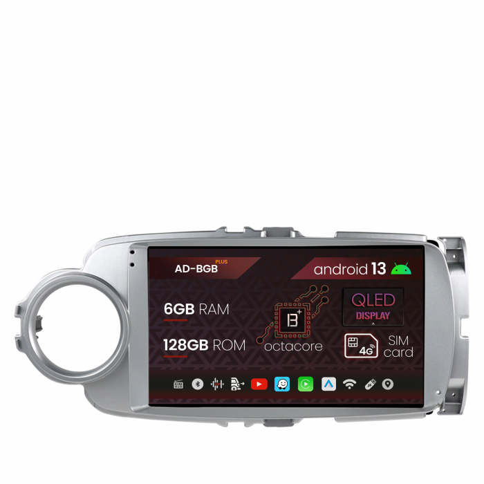 Navigatie Android AD-BGB Toyota Yaris 2010+ 6GB | AutoDrop.ro [1]