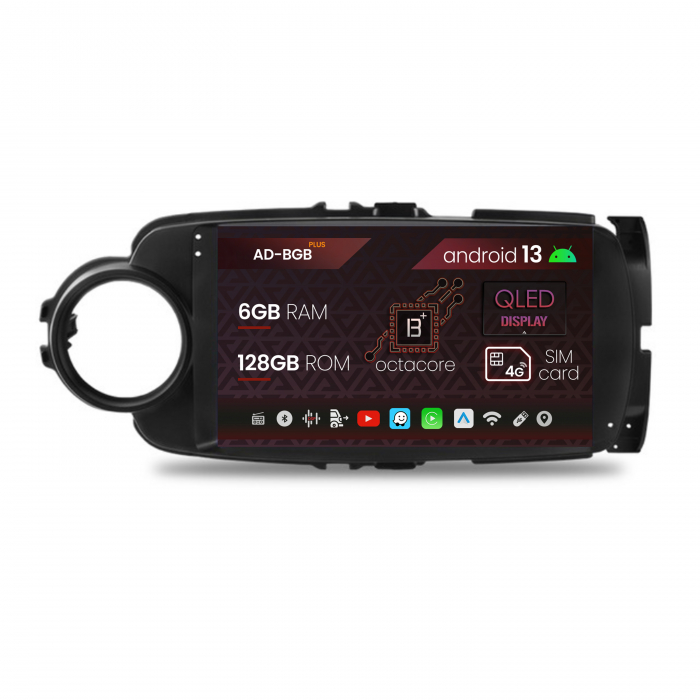 Navigatie Android AD-BGB Toyota Yaris 2010+ 6GB | AutoDrop.ro [1]