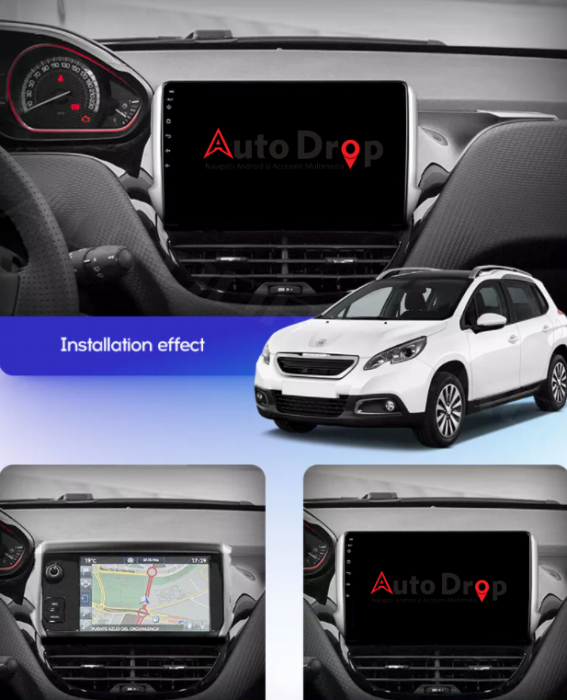Navigatie Android Peugeot 208/2008 1GB | AutoDrop.ro [17]