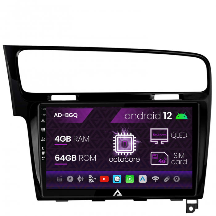 Navigatie Android 12 VW Golf 7 Qled | AutoDrop.ro [2]