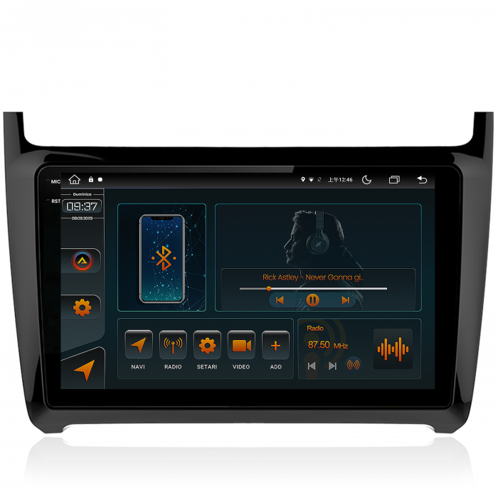 Navigatie Android 13 2K Volkswagen Polo 4+64GB | AutoDrop.ro [2]