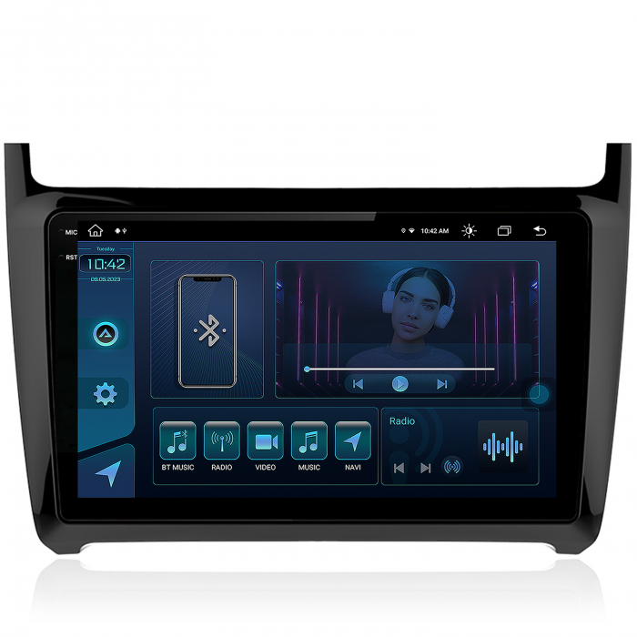 Navigatie Android 13 2K Volkswagen Polo 8+256GB | AutoDrop.ro [2]
