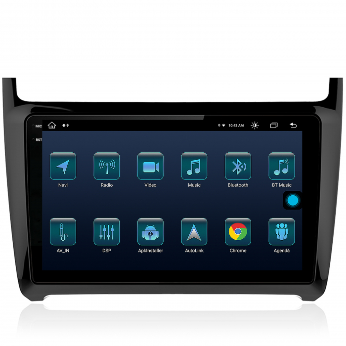 Navigatie Android 13 2K Volkswagen Polo 8+256GB | AutoDrop.ro [3]