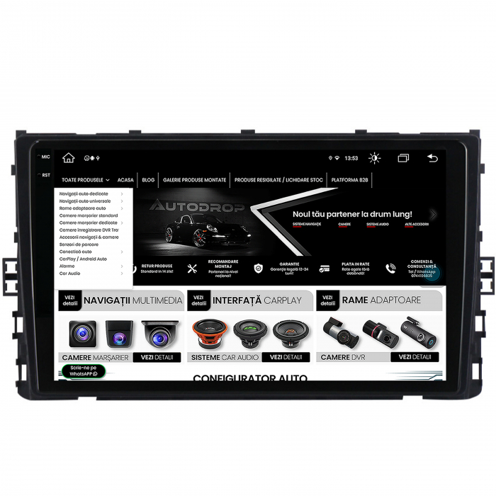 Navigatie Android 2K Volkswagen T-Roc | AutoDrop.ro [7]