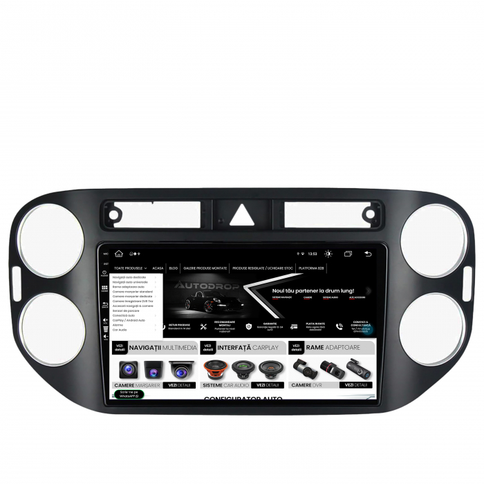Navigatie Android VW Tiguan (2008-2010) 8GB | AutoDrop.ro [4]