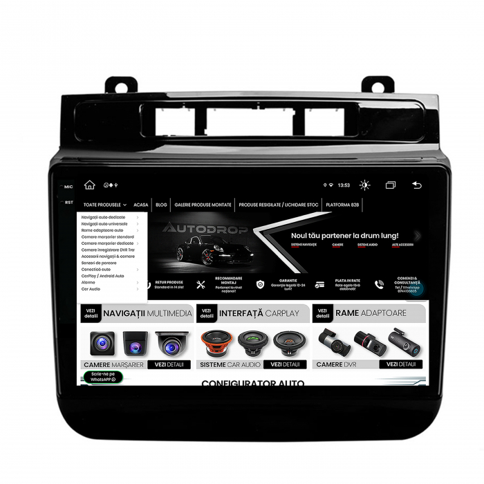 Navigatie Android 13 Volkswagen Touareg 8GB | AutoDrop.ro [9]
