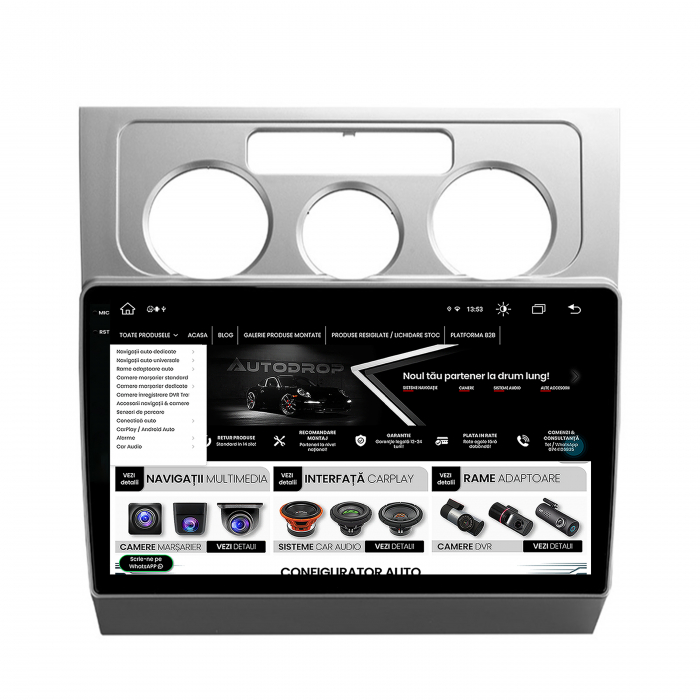Navigatie Android 2K 13 Volkswagen Touran 4GB | AutoDrop.ro [9]