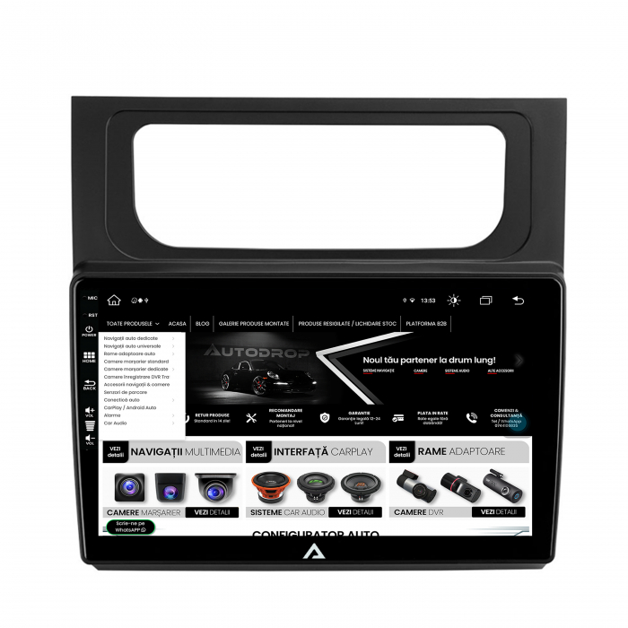 Navigatie Android Volkswagen Touran 11-16 8GB | AutoDrop.ro [4]