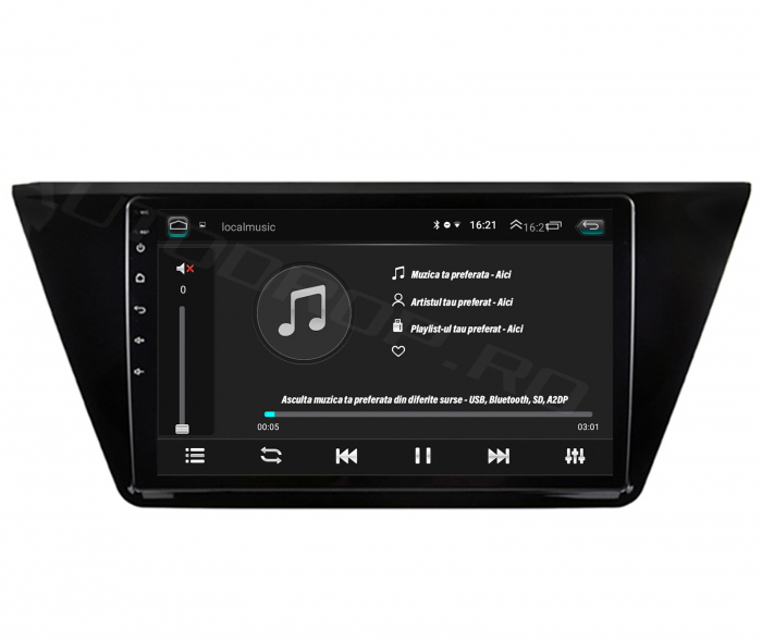 Navigatie Android Volkswagen Touran 2016+ 1GB | AutoDrop.ro [6]