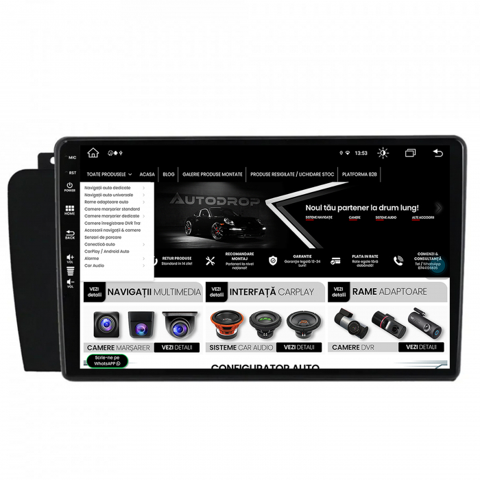 Navigatie Android Volvo S60 2004-2009 8GB | AutoDrop.ro [4]