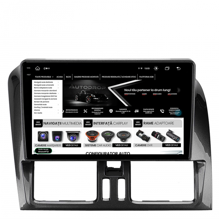 Navigatie 2K Android Volvo XC60 2008-2012 4GB | AutoDrop.ro [9]