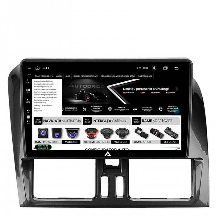 Navigatie Android Volvo XC60 2008-2013 8GB | AutoDrop.ro [4]