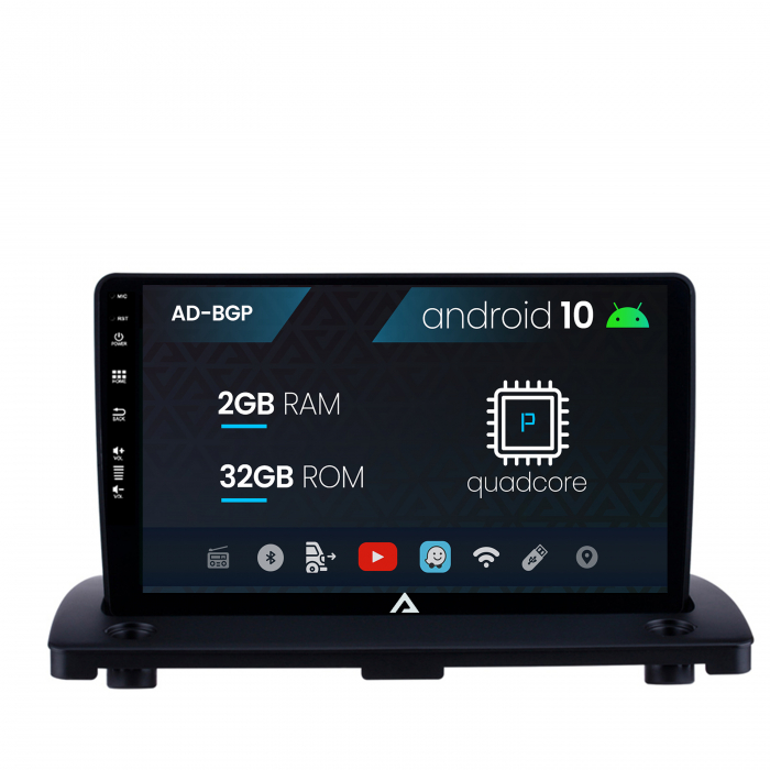 Navigatie Volvo XC90 (2002-2014), Android 10, P-Quadcore 2GB RAM + 32GB ROM, 9 Inch - AD-BGP9002+AD-BGRKIT402