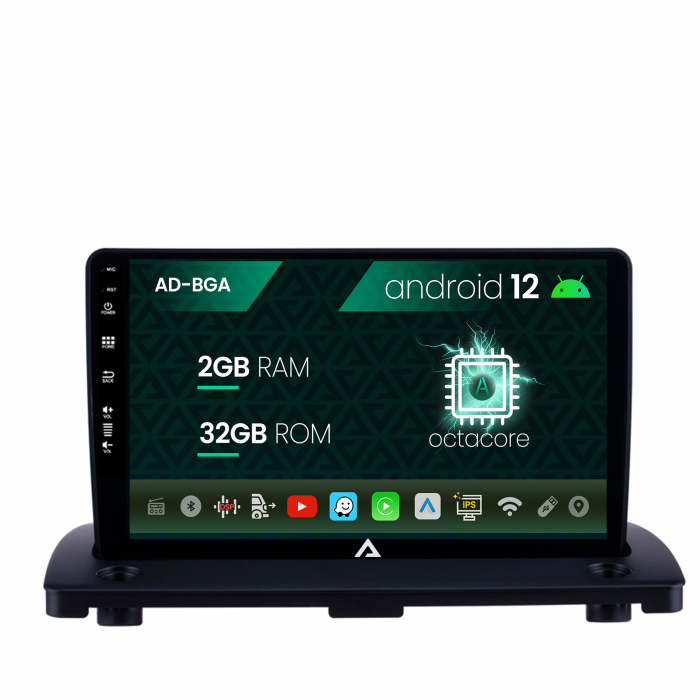Navigatie Volvo XC90 (2002-2014), Android 12, A-Octacore 2GB RAM +32GB ROM, 9 Inch - AD-BGA9002+AD-BGRKIT402