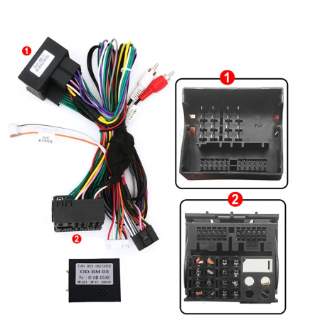Cablaj multimedia Cablaj adaptor Autodrop BMW X3 E83 (2006-2010) Navigații multimedia Android [1]