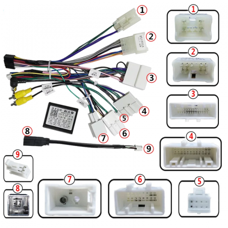 Cablaj Adaptor Autodrop Toyota Prado (2014-2016) pentru Navigații multimedia Android multimedia Android AutoDrop.ro [1]
