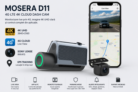 Camera auto fata/spate 4G MOSERA Dashcam D11 [1]