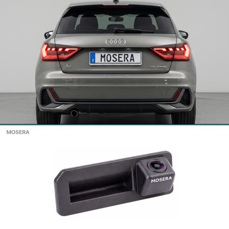 Camere Audi - Cameră marșarier Audi A1 GB 2019+ în mâner AHD 1080P/NTSC MOSERA