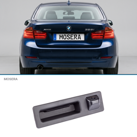 Camere BMW - Cameră marșarier BMW Seria 3 Sedan 2011-2017 în mâner AHD 1080P/NTSC MOSERA