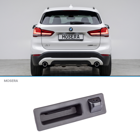 Camere BMW - Cameră marșarier BMW X1 2014-2017 în mâner AHD 1080P/NTSC MOSERA