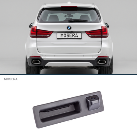 Camere BMW - Cameră marșarier BMW X5 2012-2017 în mâner AHD 1080P/NTSC MOSERA