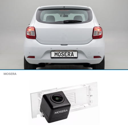 Camere Dacia Sandero (2008-prezent) - Cameră marșarier Dacia Sandero 2 2012+ AHD 1080P/NTSC MOSERA