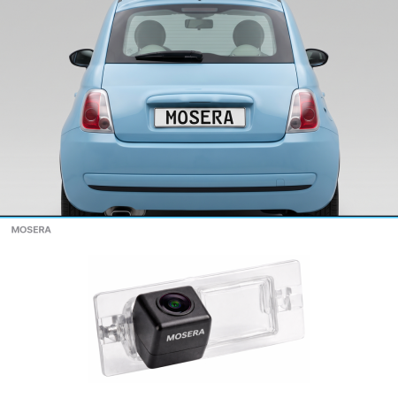 Camere Fiat - Cameră marșarier Fiat 500 2007+ AHD 1080P/NTSC MOSERA