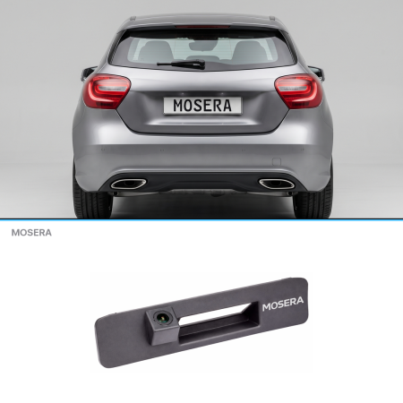 Camere Mercedes Benz - Cameră marșarier Mercedes-Benz Clasa A W176 2012-2018 în mâner AHD 1080P/NTSC MOSERA